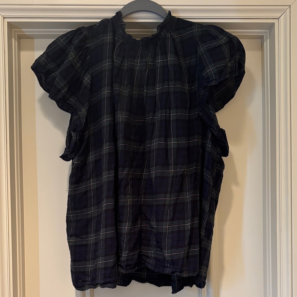 Trovata Plaid Top 100% cotton